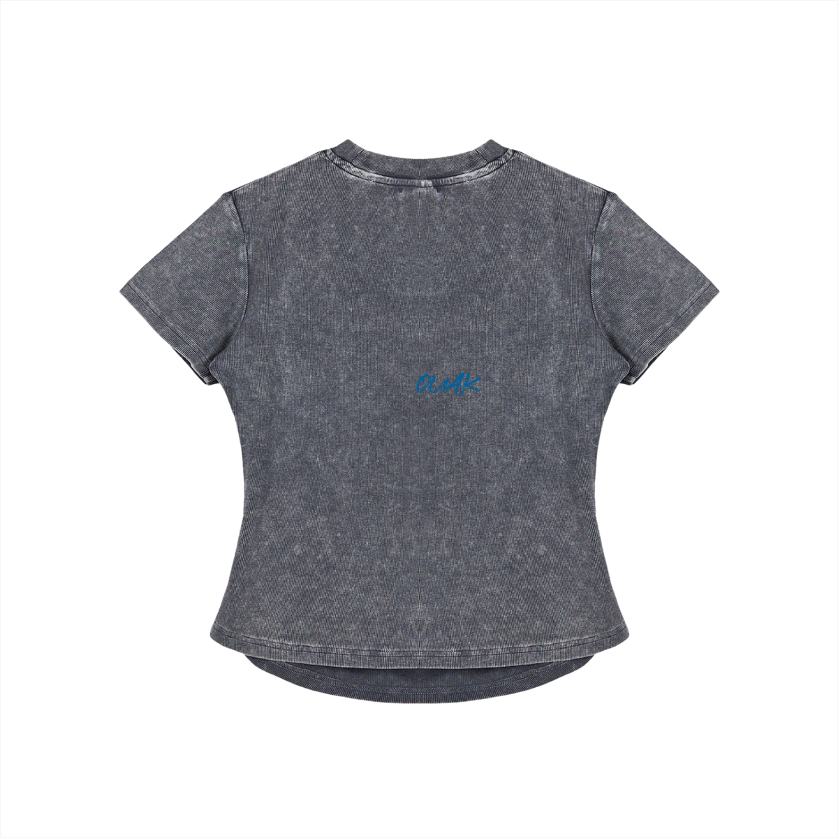 Vintage Washed Bodycon Cotton T-Shirt