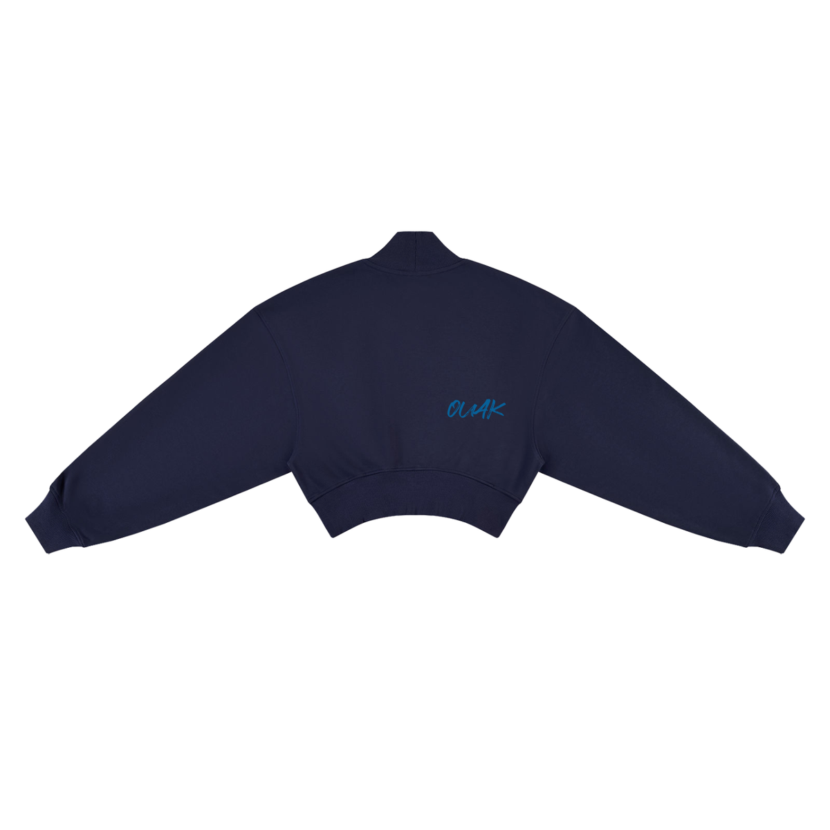 Women's Crop Mock Neck Sweatshirt