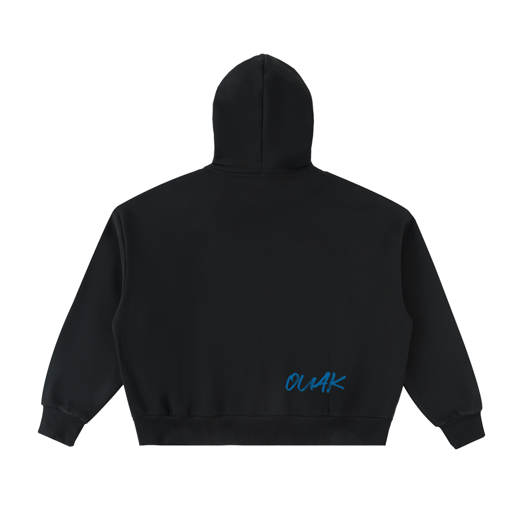 Men Full-Zip Boxy Hoodie