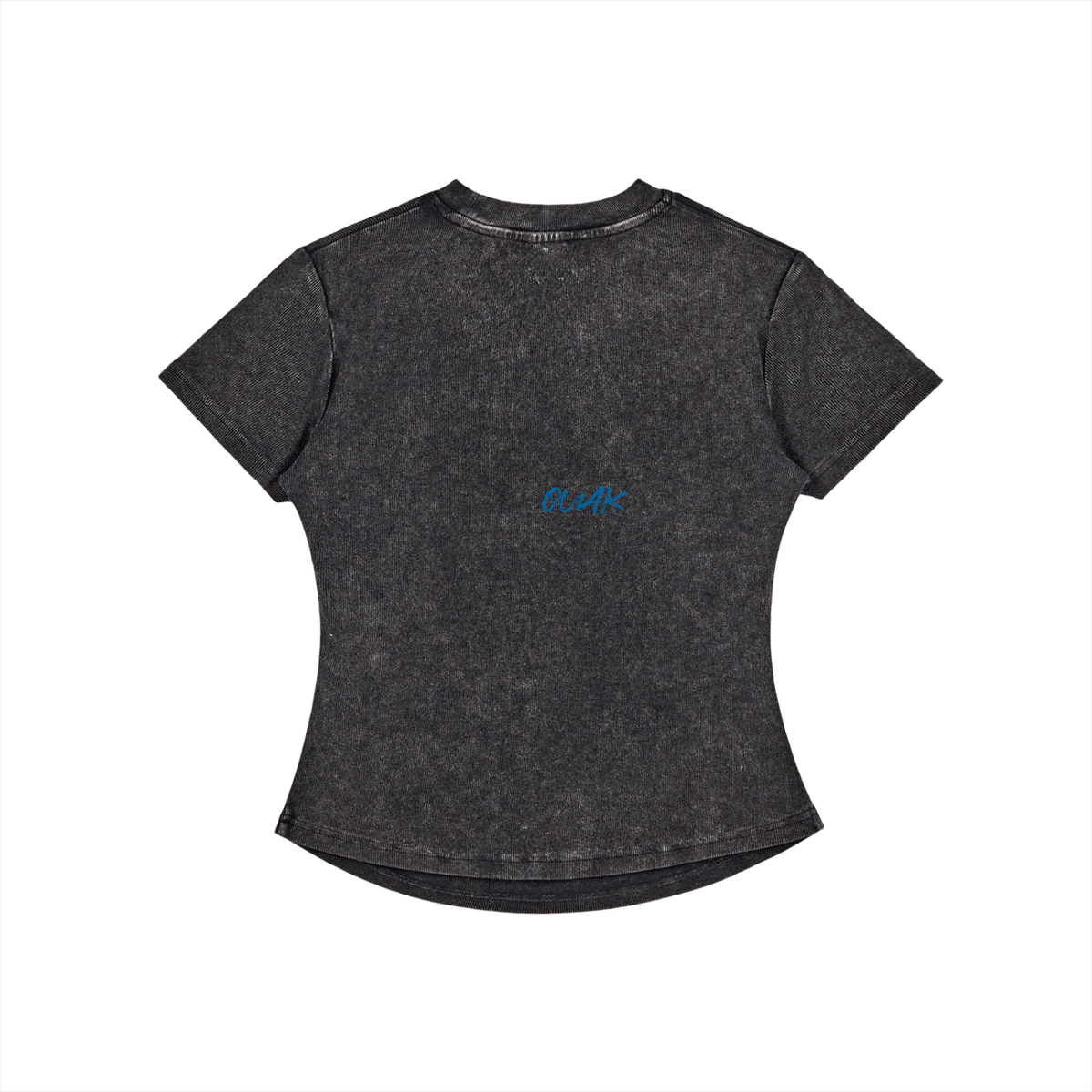 Vintage Washed Bodycon Cotton T-Shirt