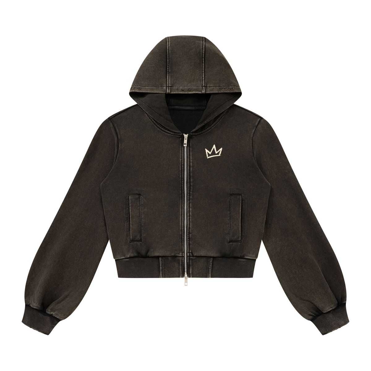 Women’s Vintage Wash Full Zip Hoodie