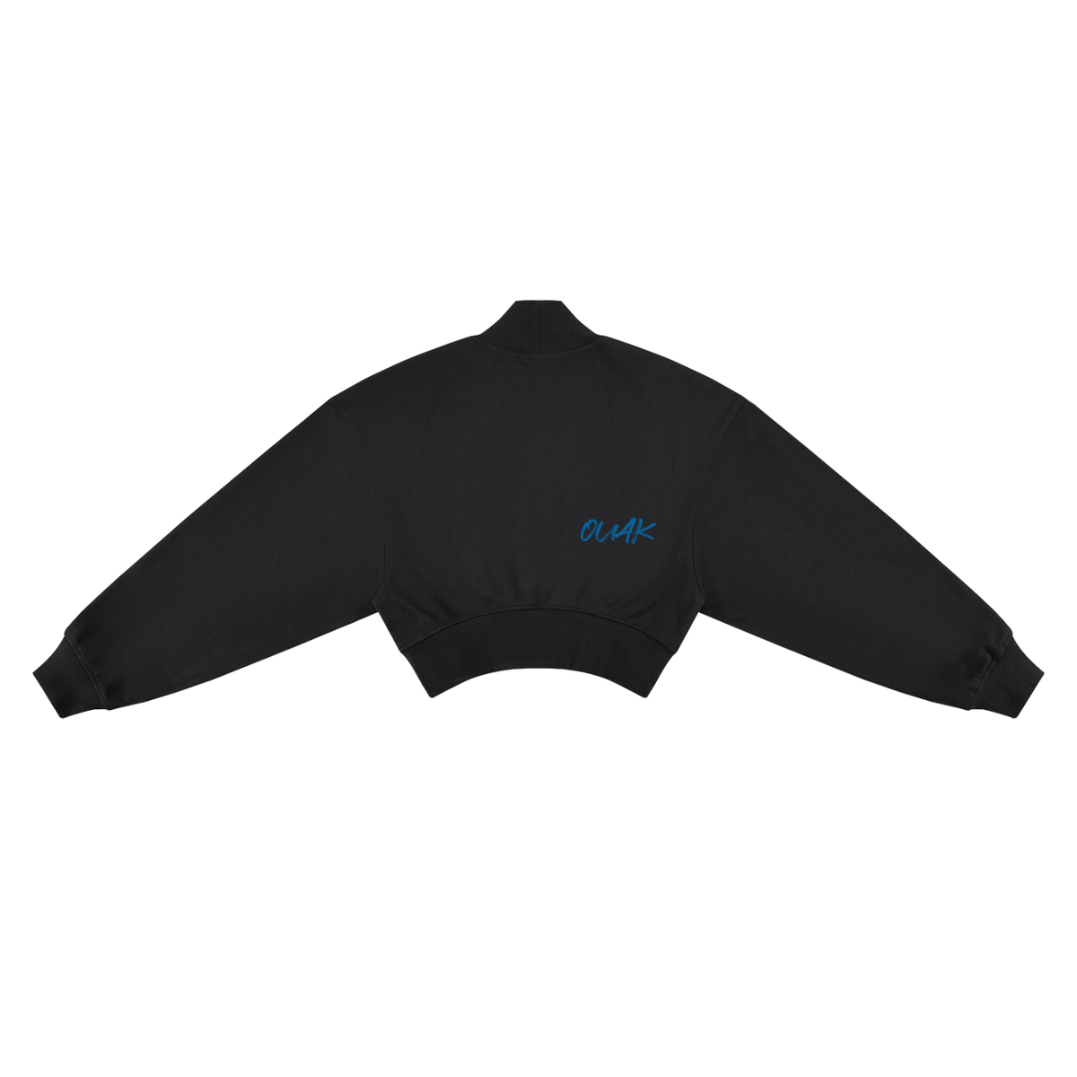Women's Crop Mock Neck Sweatshirt