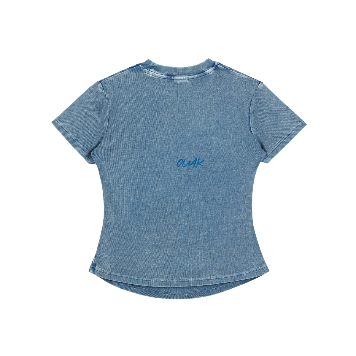 Vintage Washed Bodycon Cotton T-Shirt