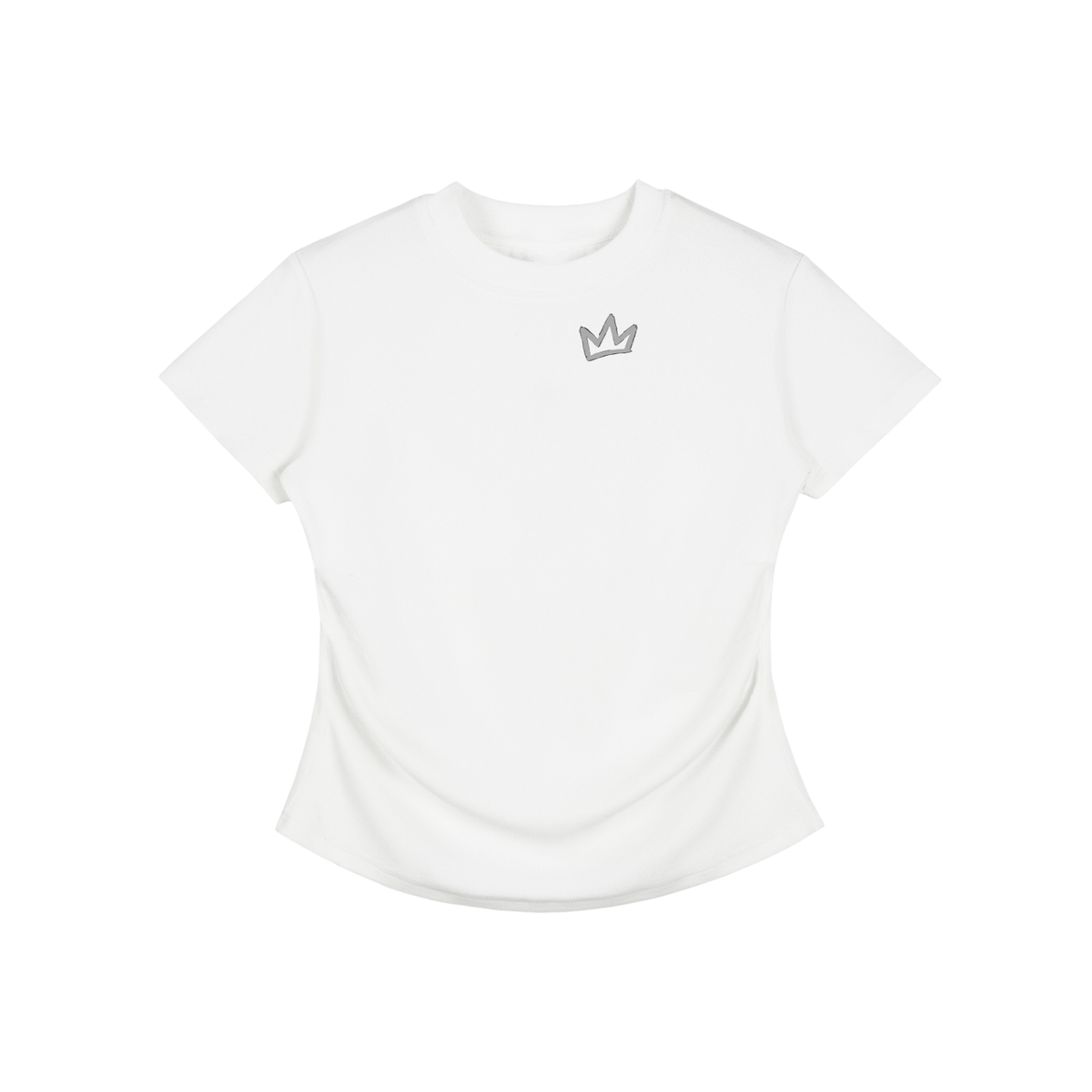 Vintage Washed Bodycon Cotton T-Shirt
